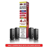 buy IVG 2400 Reload 4 in 1 Prefilled Pods Pack of 5 at Wolfvapes.co.uk