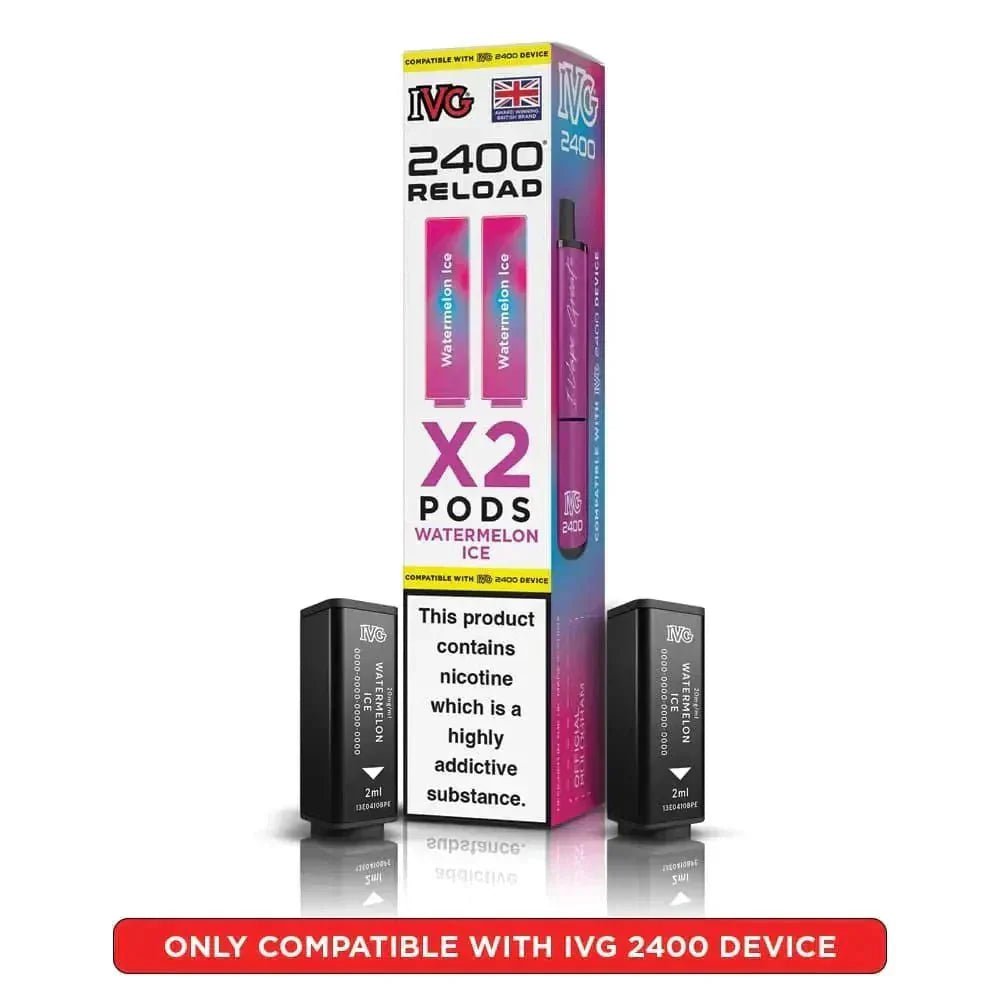 buy IVG 2400 Reload 4 in 1 Prefilled Pods Pack of 5 at Wolfvapes.co.uk