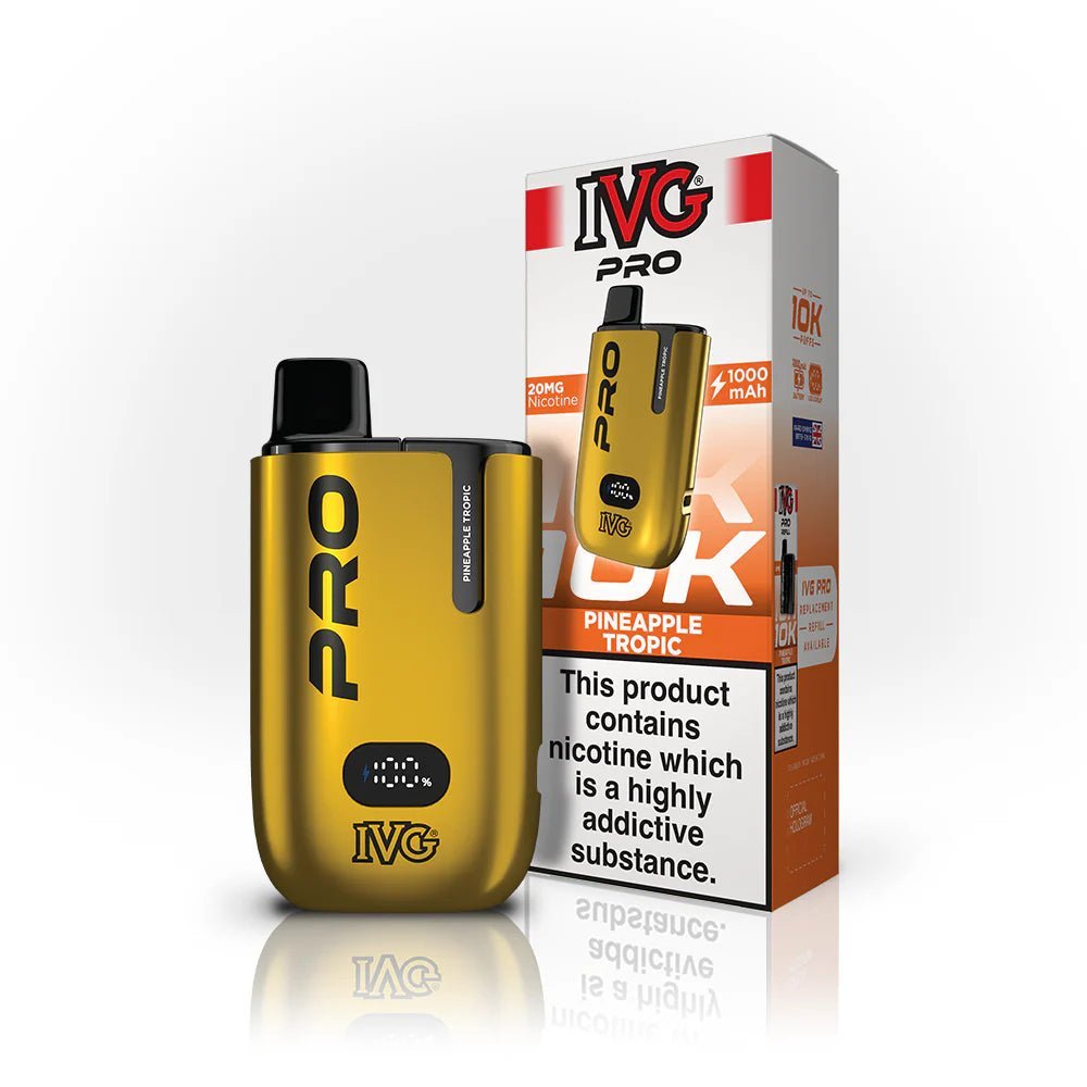 buy IVG Pro 10K Prefilled Pod Vape Kit - Box of 5 at Wolfvapes.co.uk
