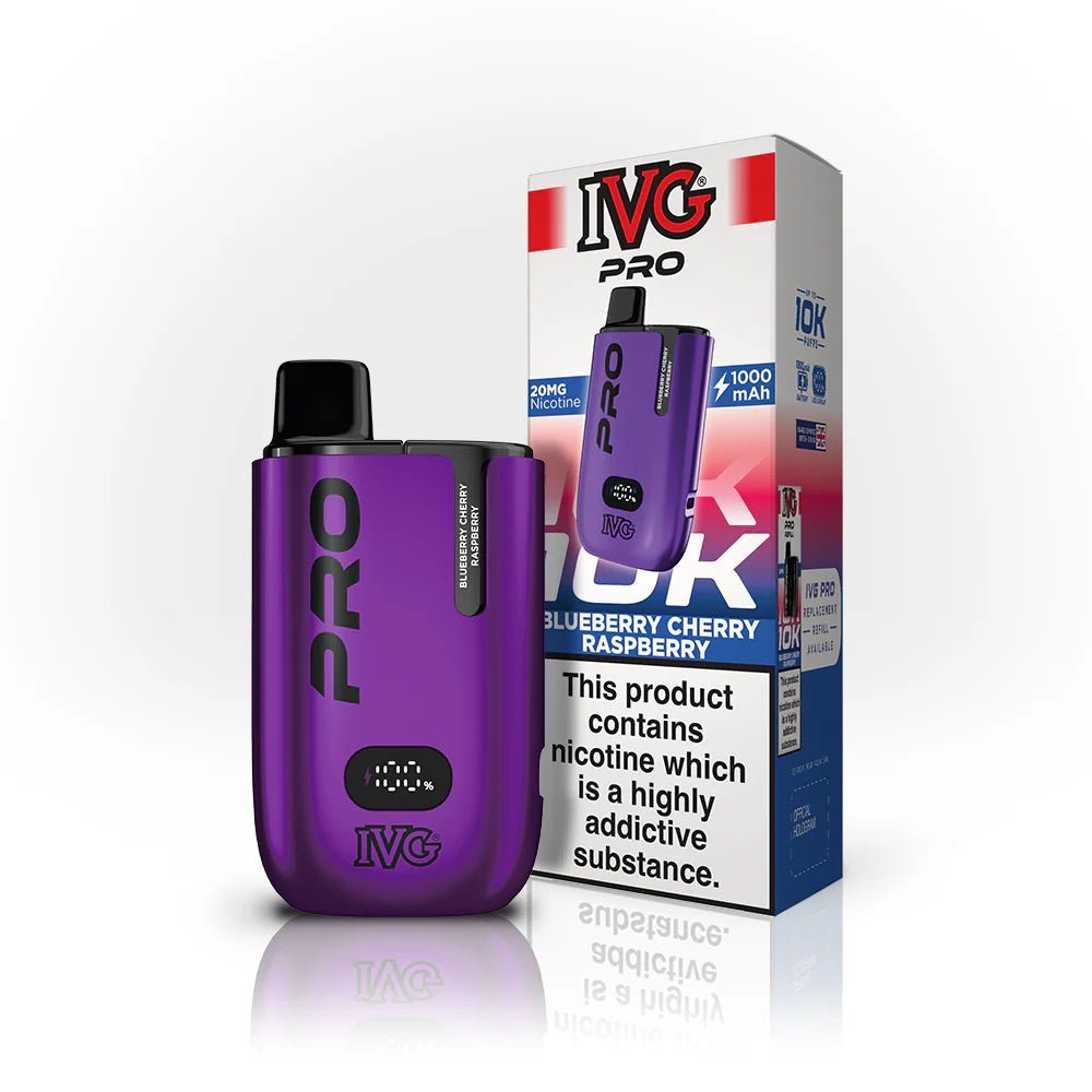 buy IVG Pro 10K Prefilled Pod Vape Kit - Box of 5 at Wolfvapes.co.uk