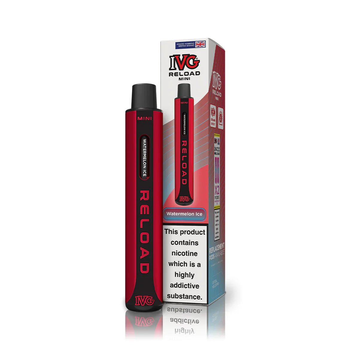 buy IVG Reload Mini Pod Vape Kit at Wolfvapes.co.uk