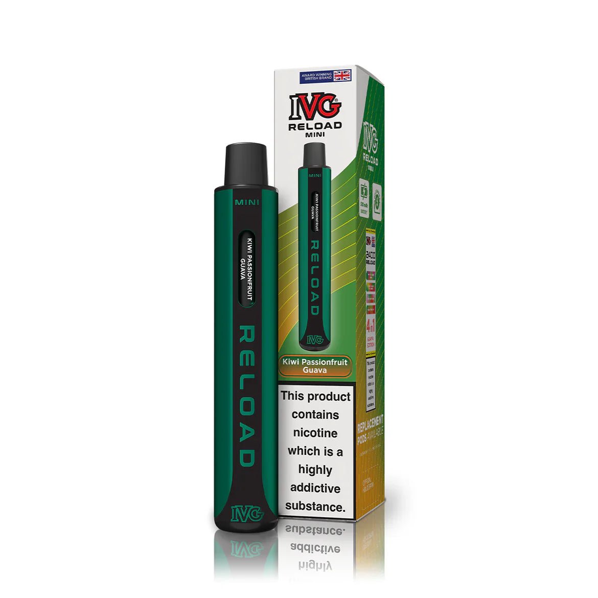 buy IVG Reload Mini Pod Vape Kit at Wolfvapes.co.uk