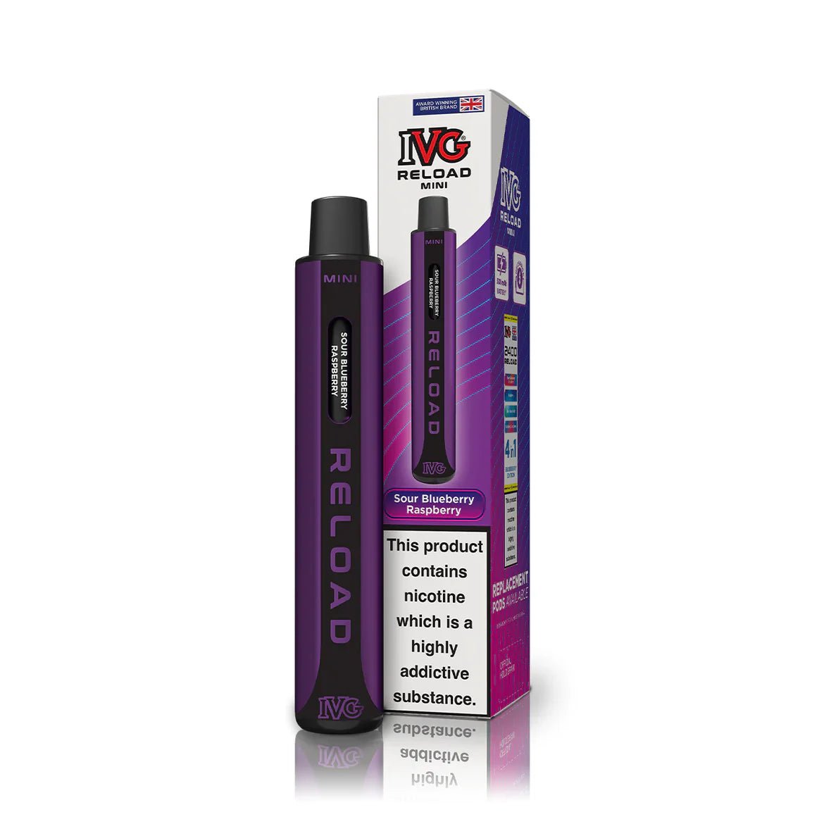 buy IVG Reload Mini Pod Vape Kit at Wolfvapes.co.uk