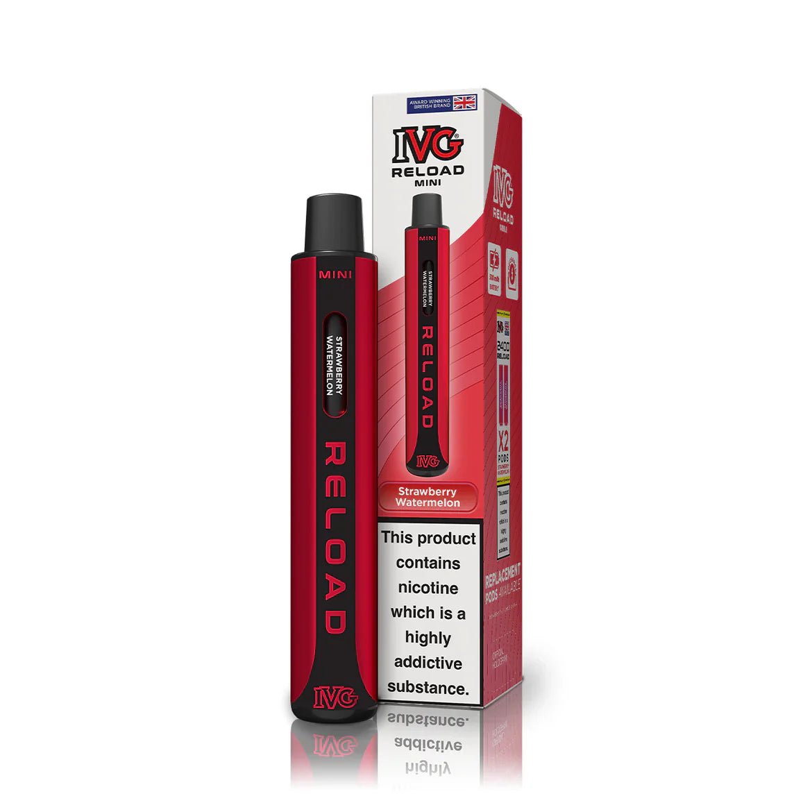 buy IVG Reload Mini Pod Vape Kit at Wolfvapes.co.uk