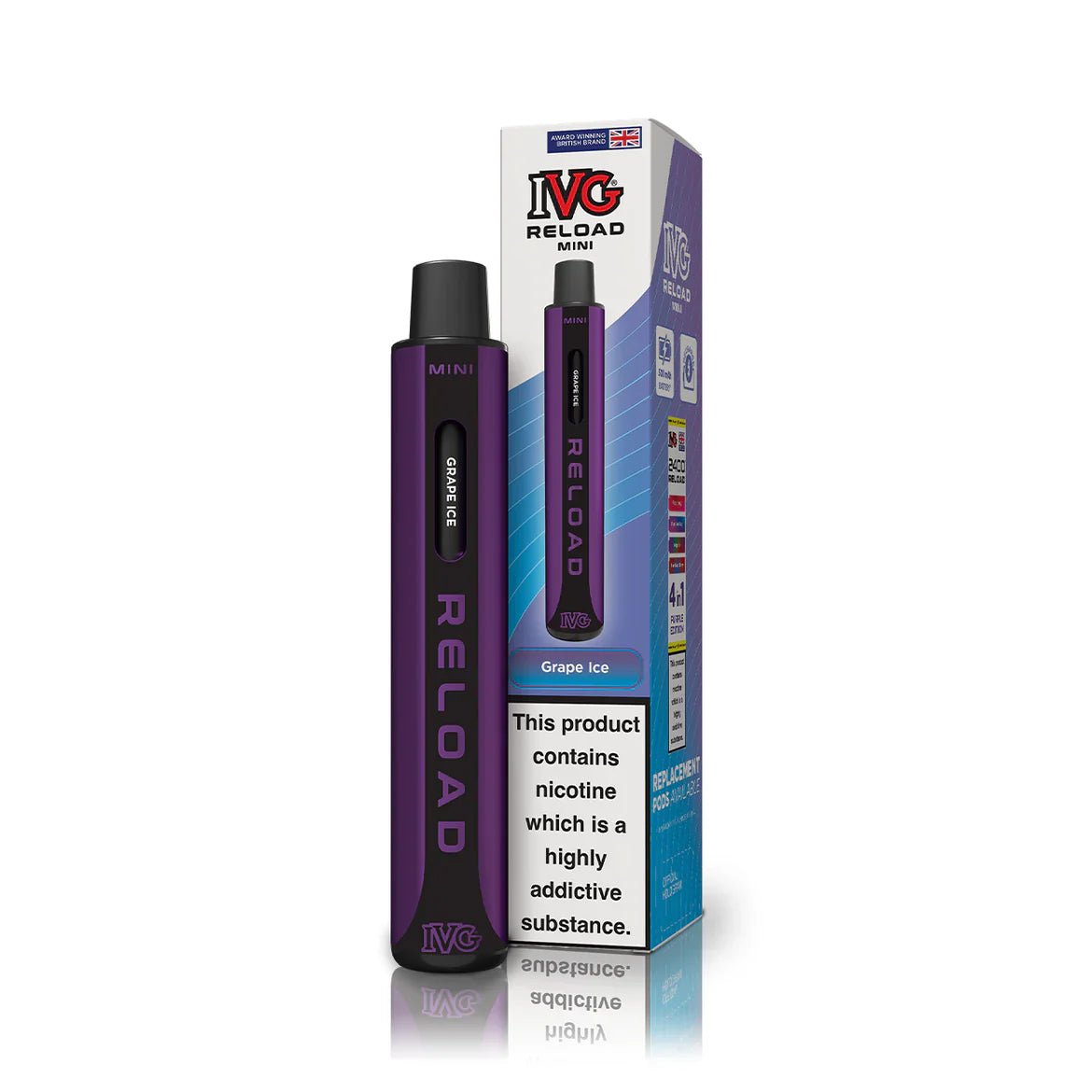 buy IVG Reload Mini Pod Vape Kit at Wolfvapes.co.uk