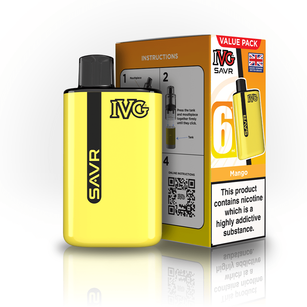 buy IVG SAVR 3000 Disposable Vape Box of 5 at Wolfvapes.co.uk