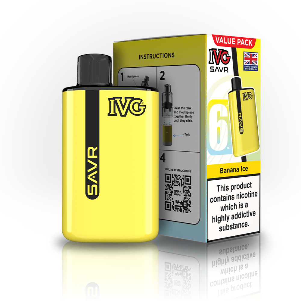 buy IVG SAVR 3000 Disposable Vape Box of 5 at Wolfvapes.co.uk