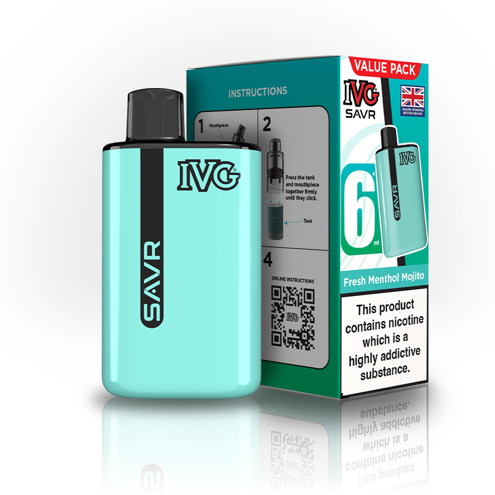 buy IVG SAVR 3000 Disposable Vape Box of 5 at Wolfvapes.co.uk