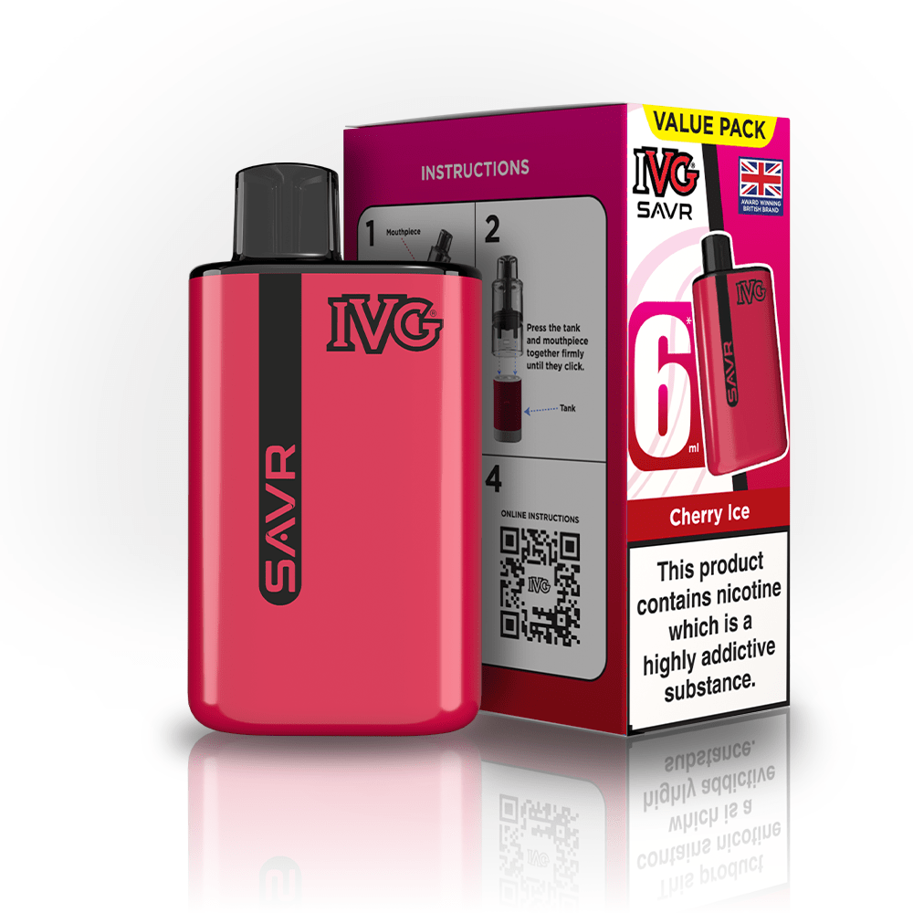 buy IVG SAVR 3000 Disposable Vape Box of 5 at Wolfvapes.co.uk