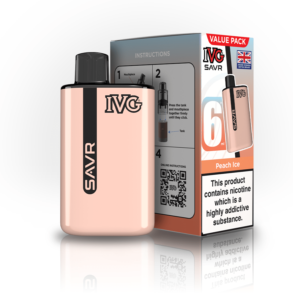 buy IVG SAVR 3000 Disposable Vape Box of 5 at Wolfvapes.co.uk