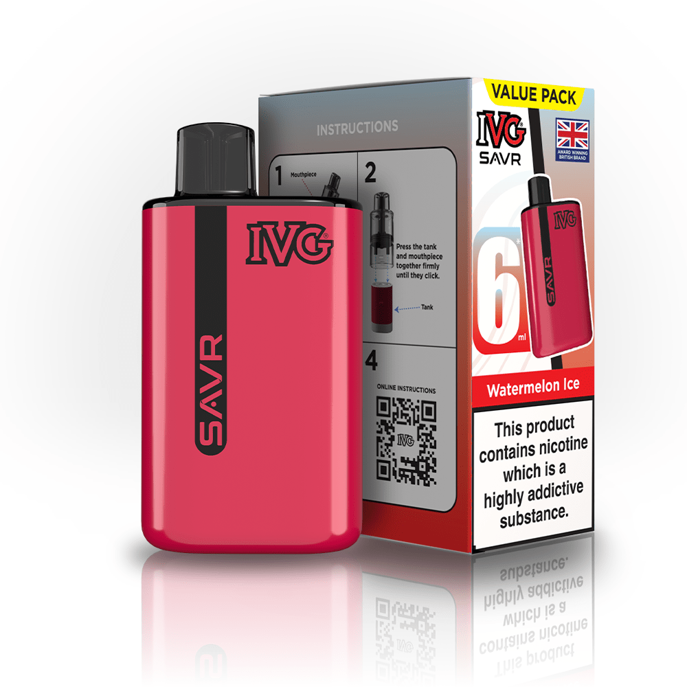 buy IVG SAVR 3000 Disposable Vape Box of 5 at Wolfvapes.co.uk