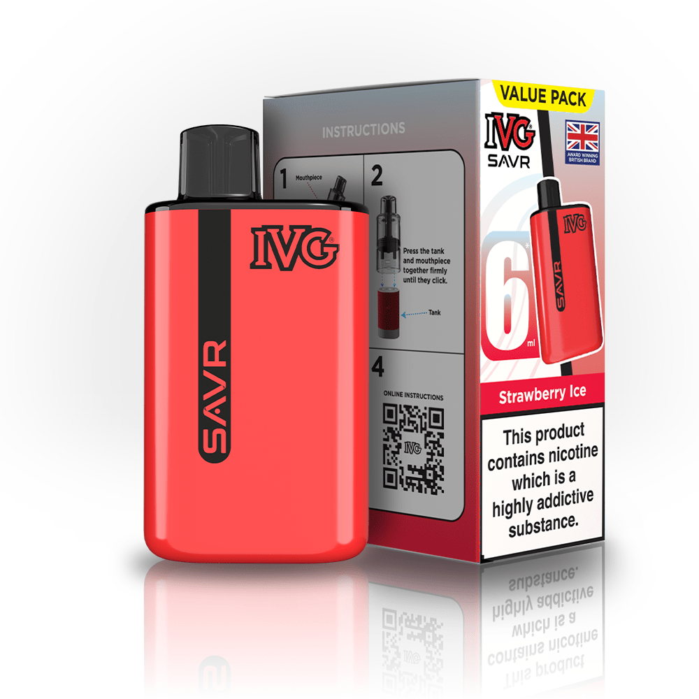 buy IVG SAVR 3000 Disposable Vape Box of 5 at Wolfvapes.co.uk