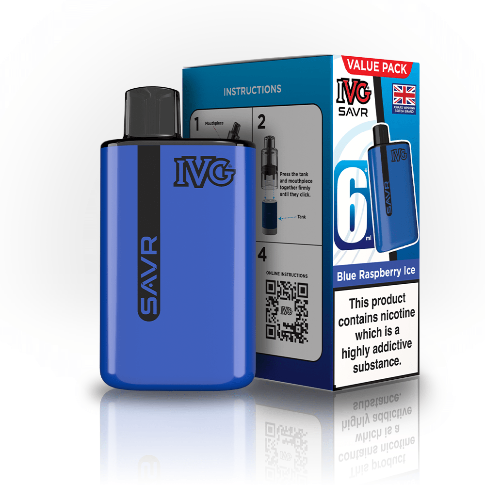 buy IVG SAVR 3000 Disposable Vape Box of 5 at Wolfvapes.co.uk