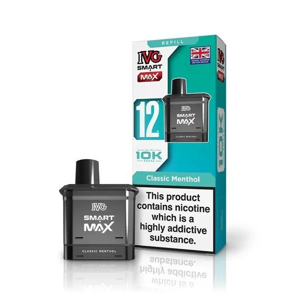 buy IVG Smart Max 10k Prefilled Refill Pods Pack of 5 at Wolfvapes.co.uk