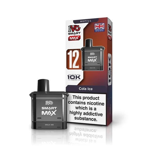 buy IVG Smart Max 10k Prefilled Refill Pods Pack of 5 at Wolfvapes.co.uk