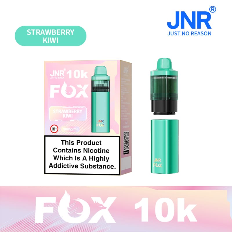 buy JNR Fox 10k Prefilled Pod kit Vape Box of 5 at Wolfvapes.co.uk