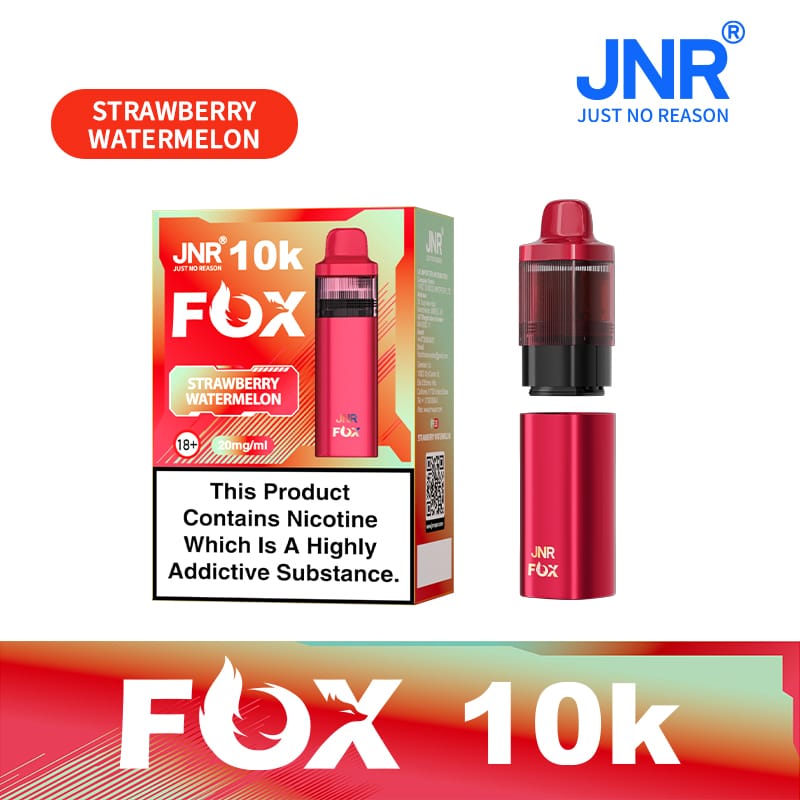 buy JNR Fox 10k Prefilled Pod kit Vape Box of 5 at Wolfvapes.co.uk