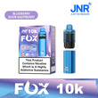 buy JNR Fox 10k Prefilled Pod kit Vape Box of 5 at Wolfvapes.co.uk