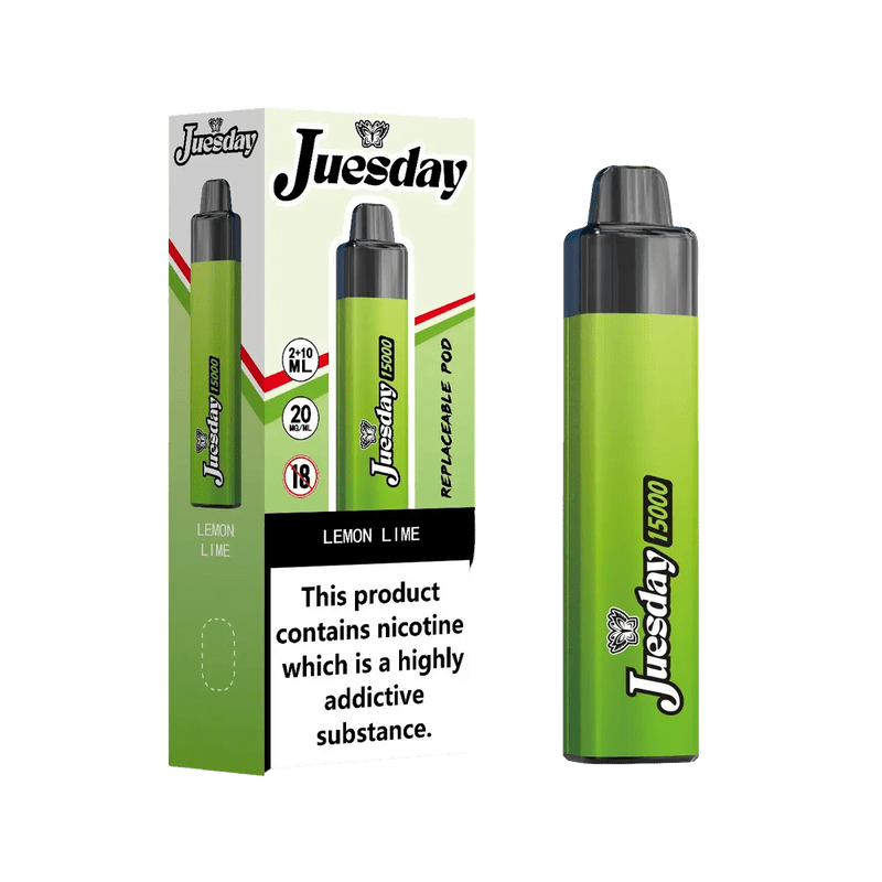 buy Juesday 15k Prefilled Vape Kit Box of 10 at Wolfvapes.co.uk