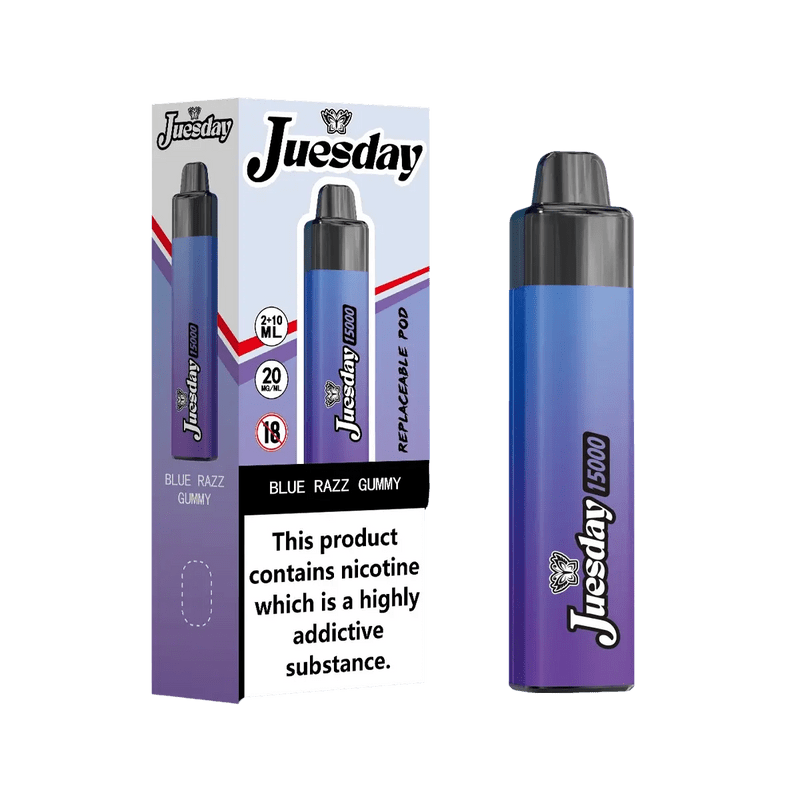 buy Juesday 15k Prefilled Vape Kit Box of 10 at Wolfvapes.co.uk