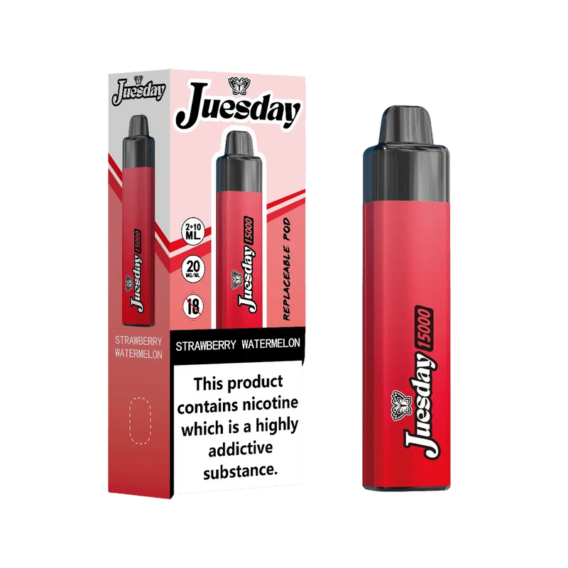 buy Juesday 15k Prefilled Vape Kit Box of 10 at Wolfvapes.co.uk
