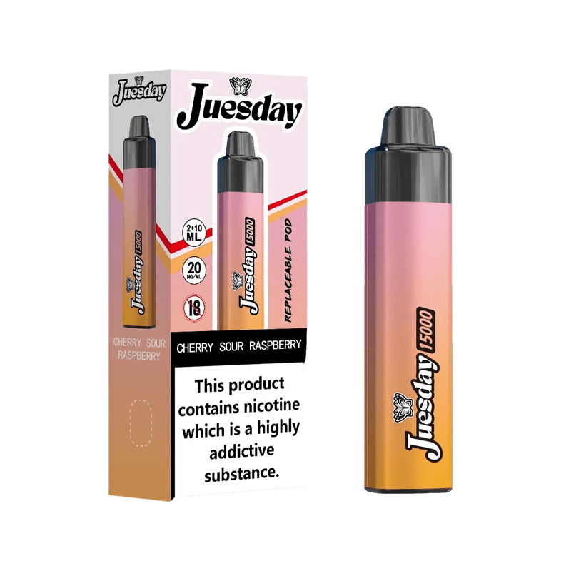 buy Juesday 15k Prefilled Vape Kit Box of 10 at Wolfvapes.co.uk