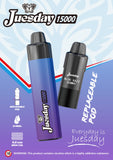 buy Juesday 15k Replacement Pods Box of 10 at Wolfvapes.co.uk