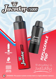 buy Juesday 15k Replacement Pods Box of 10 at Wolfvapes.co.uk