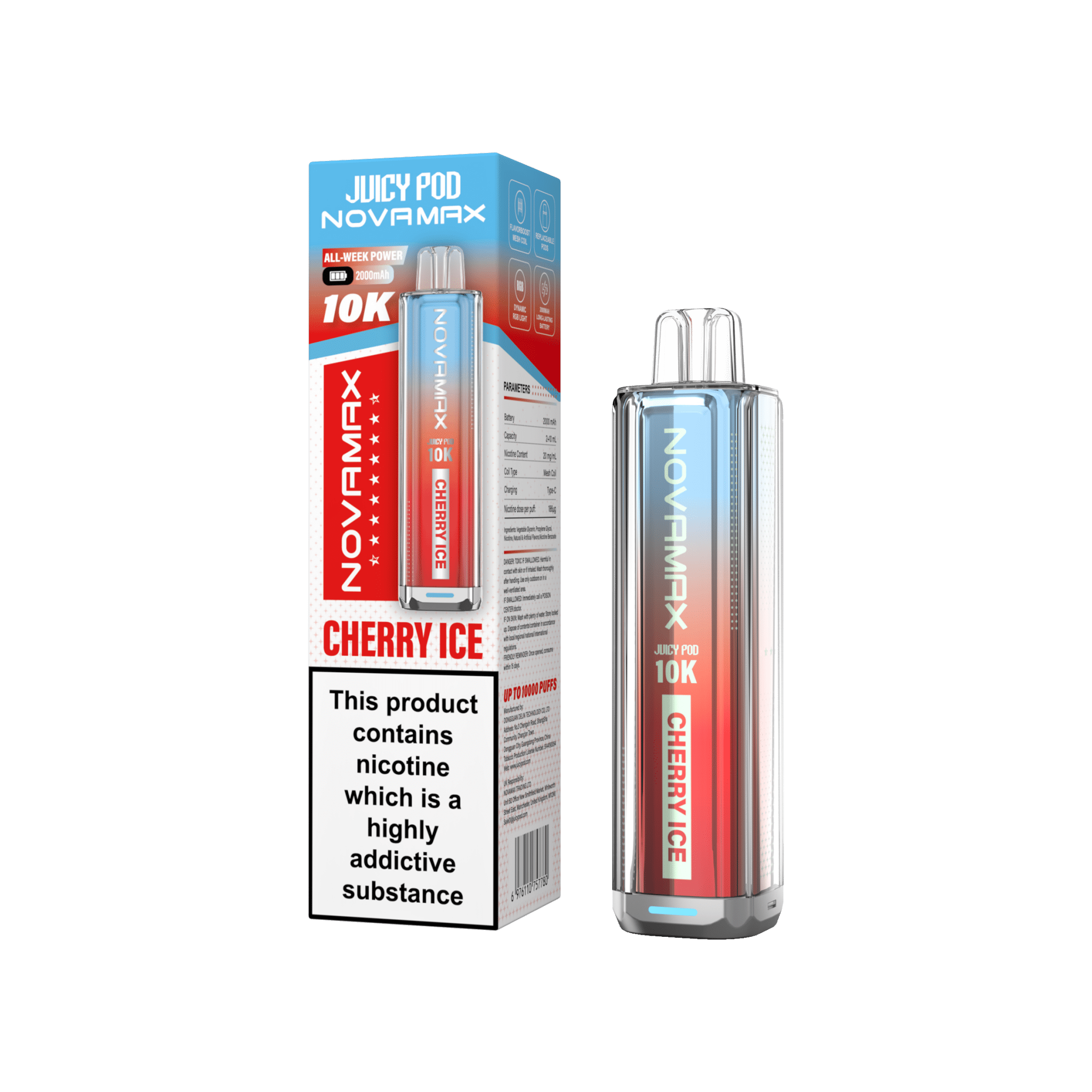 buy Juicy Pod Novamax 10k Prefilled Pod Vape Kit at Wolfvapes.co.uk