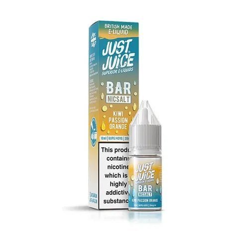 buy Just Juice Bar Nic Salt 10ml E - Liquid Box of 10 at Wolfvapes.co.uk