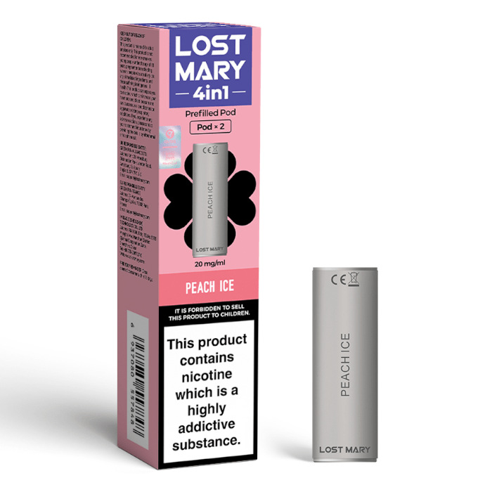 buy Lost Mary 4 - in - 1 Prefilled Pods Pack of 10 at Wolfvapes.co.uk