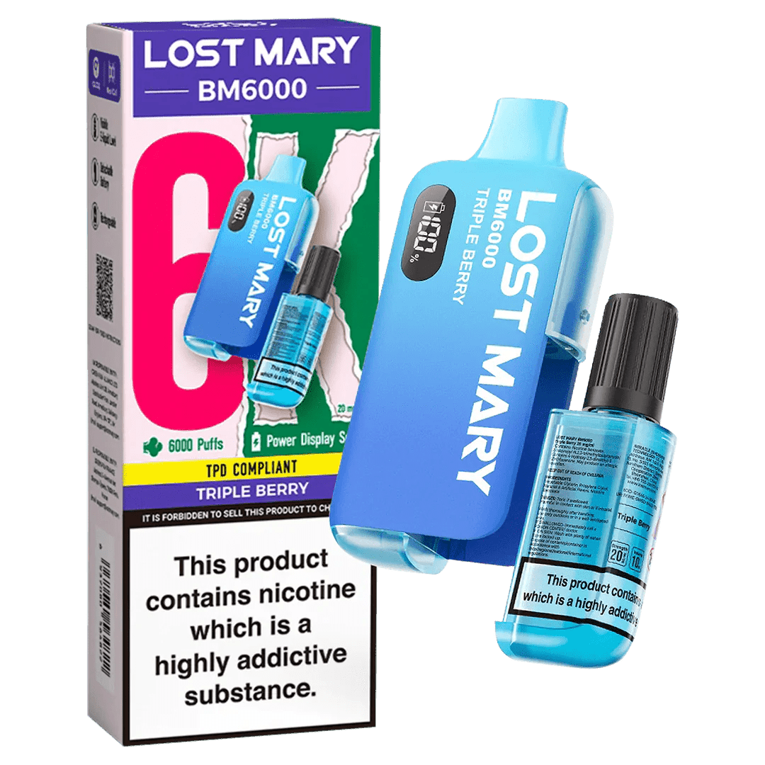 buy Lost Mary BM6000 Prefilled Pod Vape Kit at Wolfvapes.co.uk