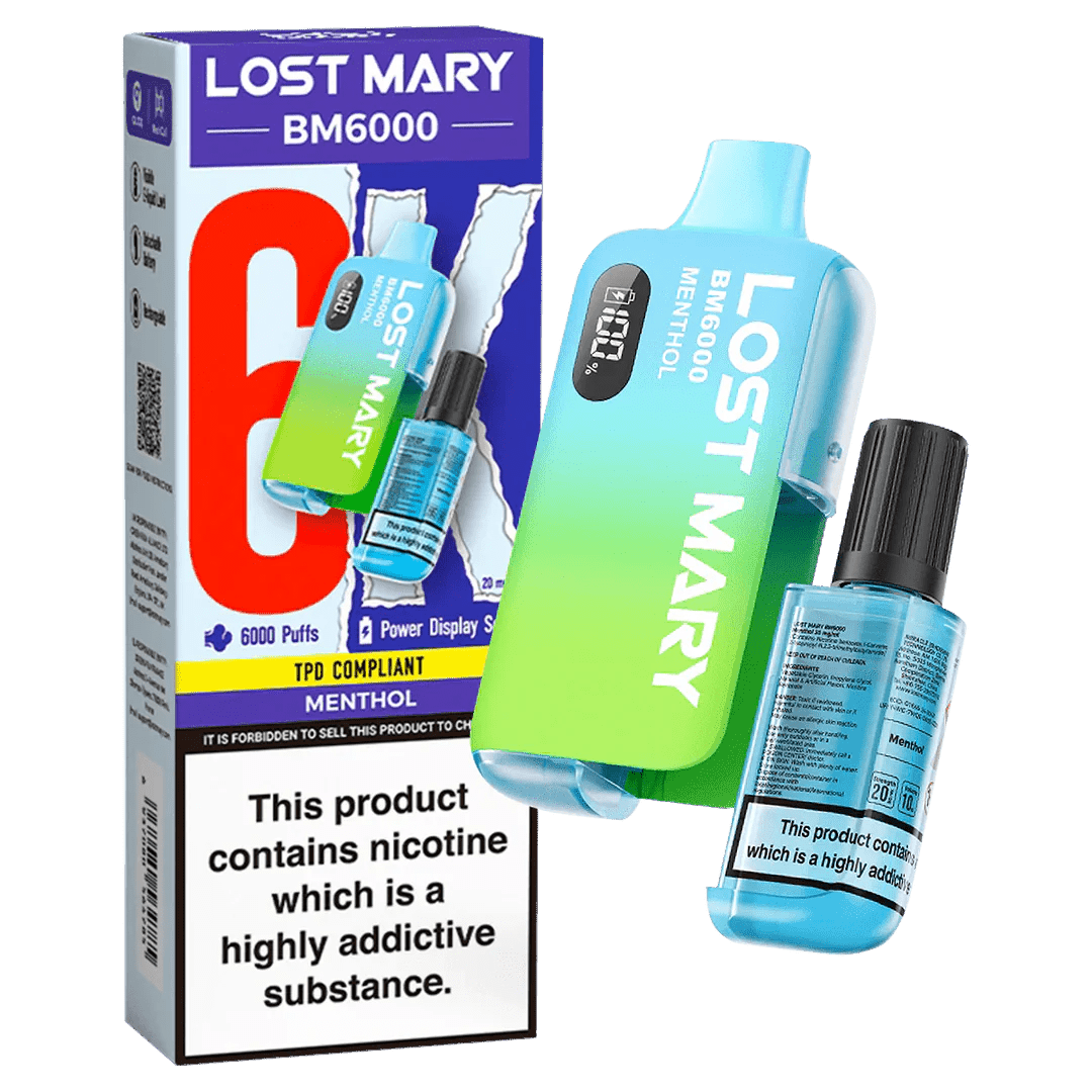 buy Lost Mary BM6000 Prefilled Pod Vape Kit at Wolfvapes.co.uk