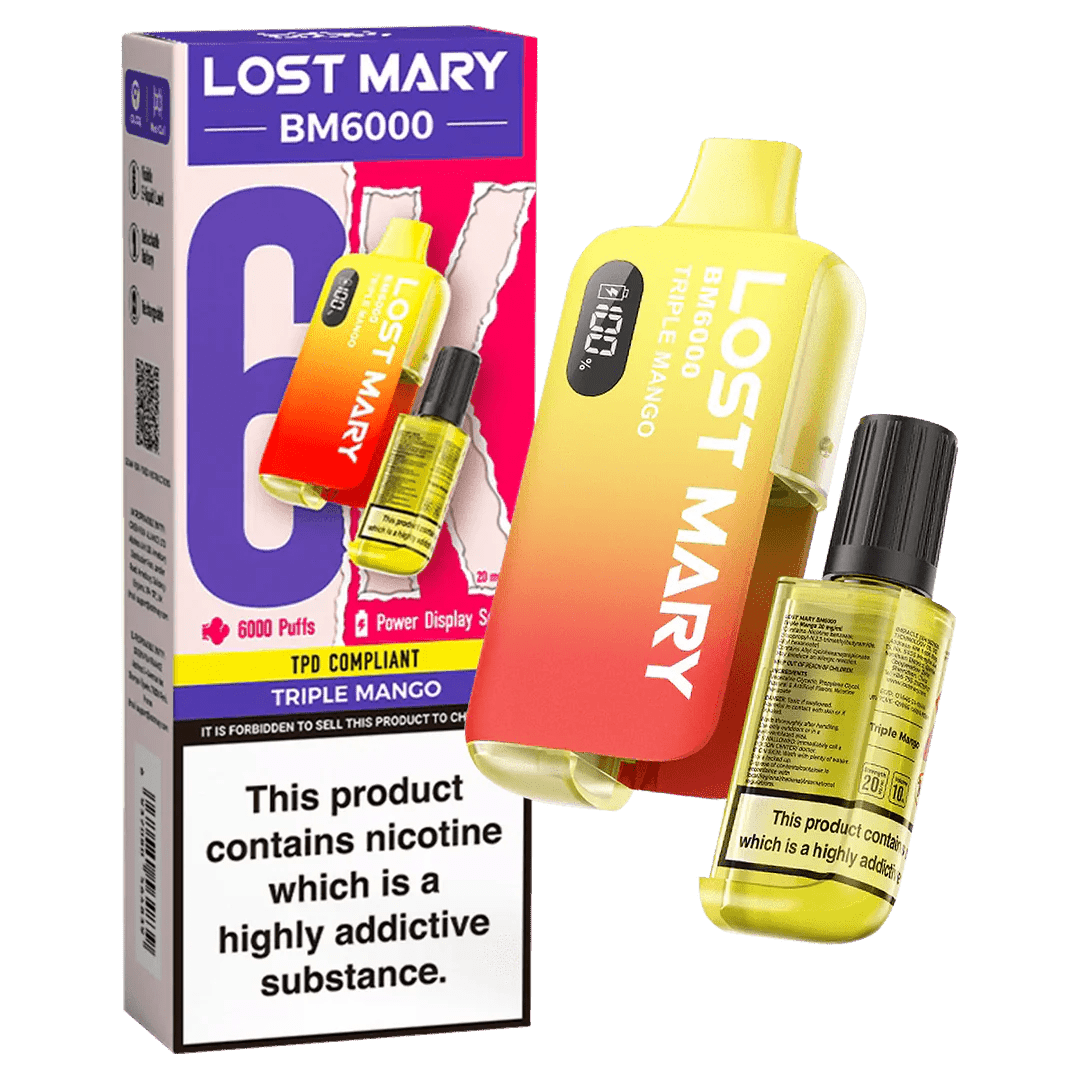buy Lost Mary BM6000 Prefilled Pod Vape Kit at Wolfvapes.co.uk