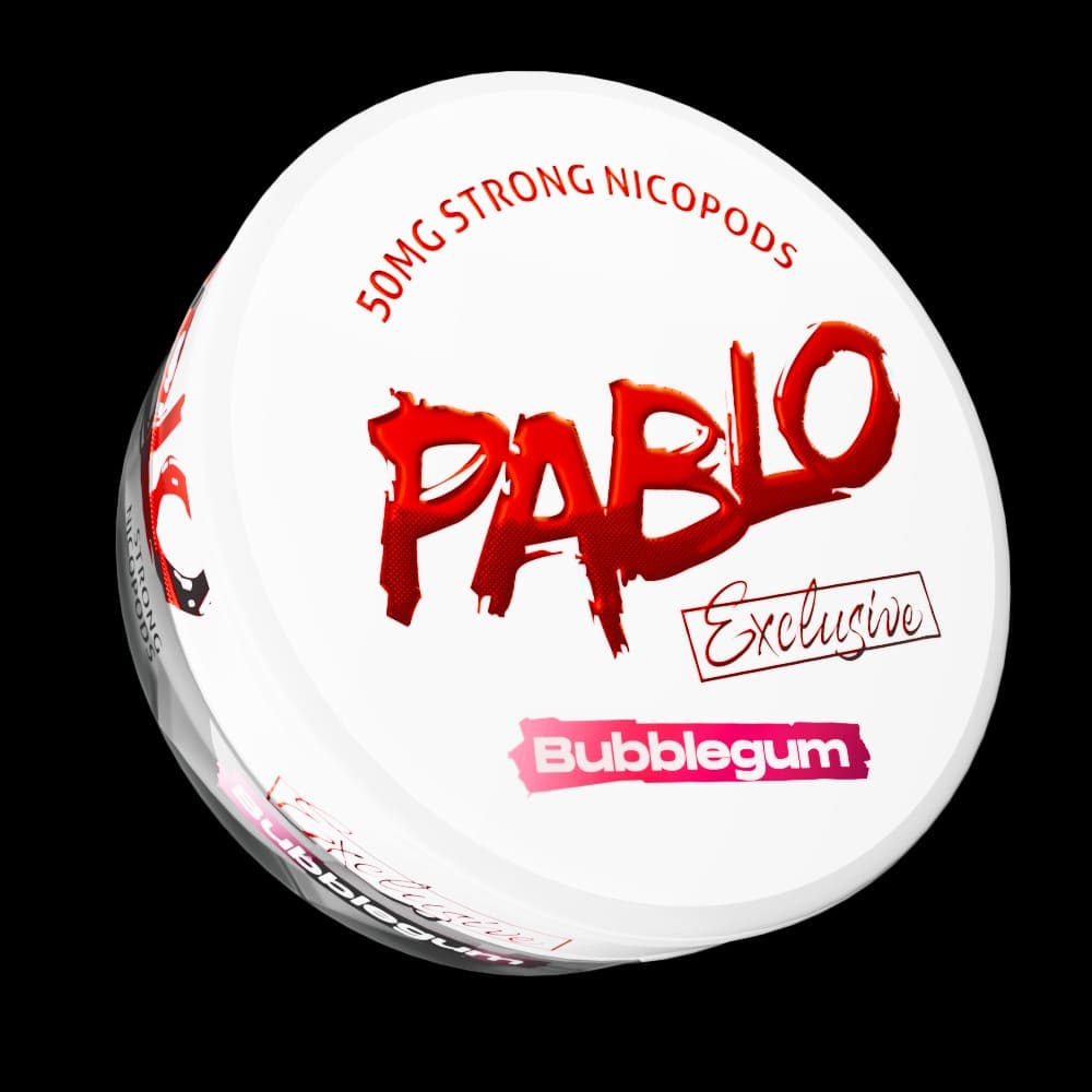 buy Pablo Nicopods - Bubblegum - 30mg - Box of 10 at Wolfvapes.co.uk