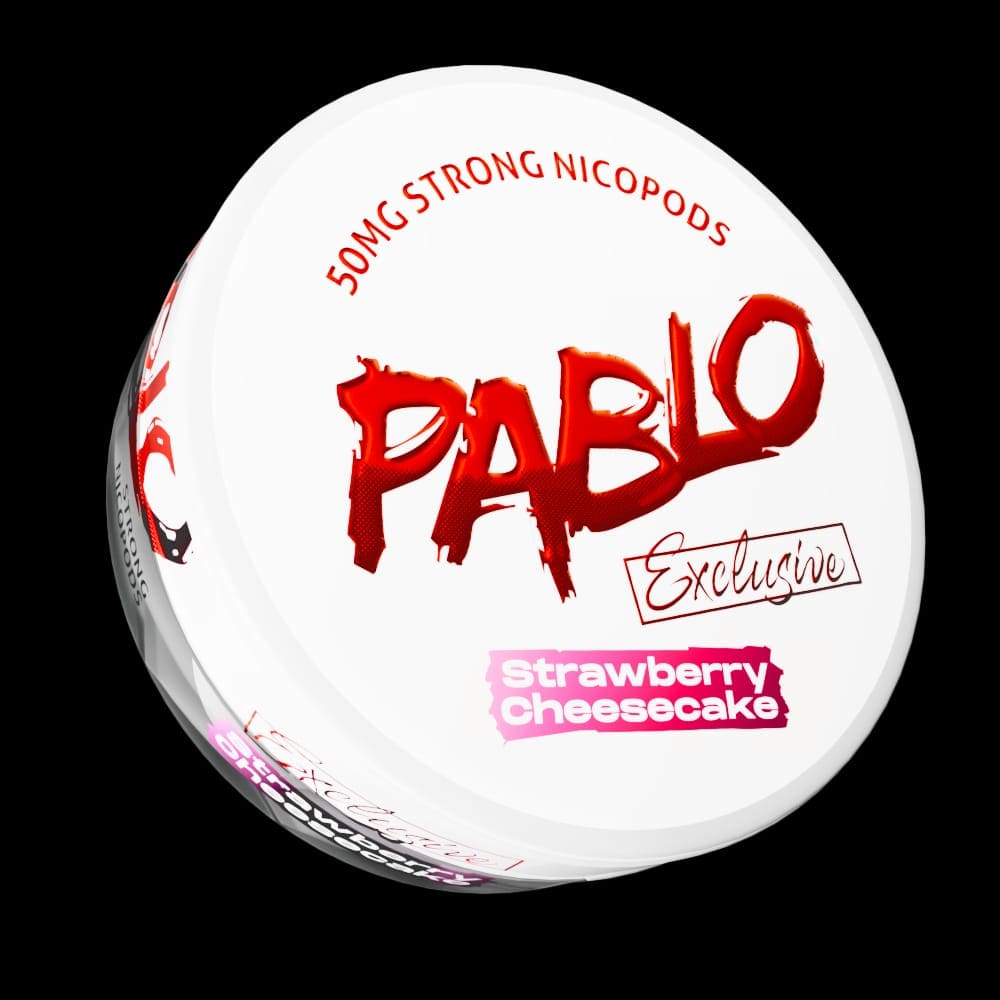 buy Pablo Nicopods - Strawberry Cheesecake - 30mg - Box of 10 at Wolfvapes.co.uk