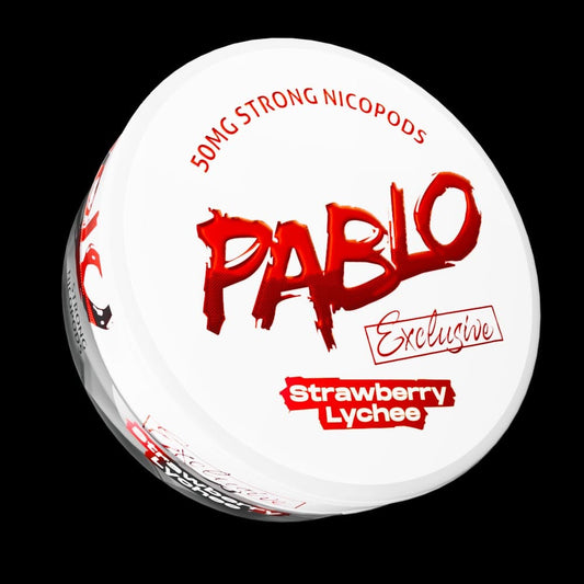 buy Pablo Nicopods - Strawberry Lychee - 30mg - Box of 10 at Wolfvapes.co.uk