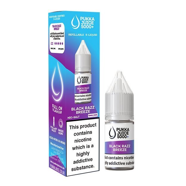 buy Pukka Juice 5000+ Nic Salts 10ml - Box of 10 at Wolfvapes.co.uk