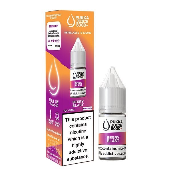 buy Pukka Juice 5000+ Nic Salts 10ml - Box of 10 at Wolfvapes.co.uk