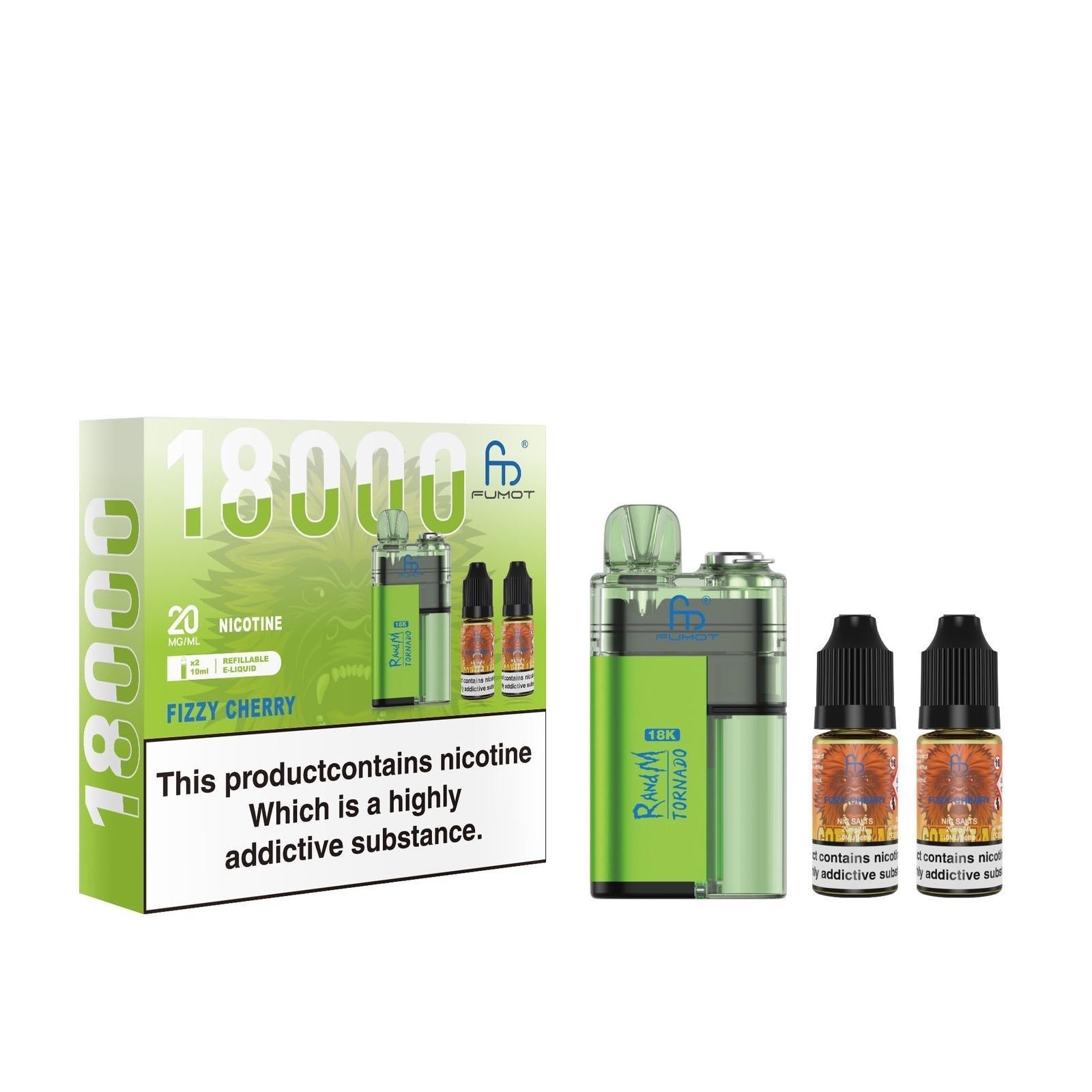 buy R and M Tornado 18000 Prefilled Vape Kit at Wolfvapes.co.uk
