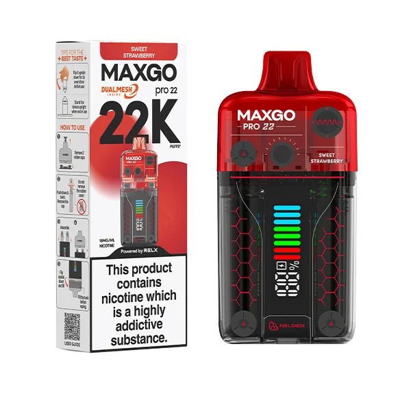 buy RELX Maxgo 22k Disposable Vape at Wolfvapes.co.uk