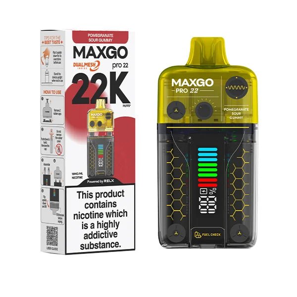 buy RELX Maxgo 22k Disposable Vape at Wolfvapes.co.uk