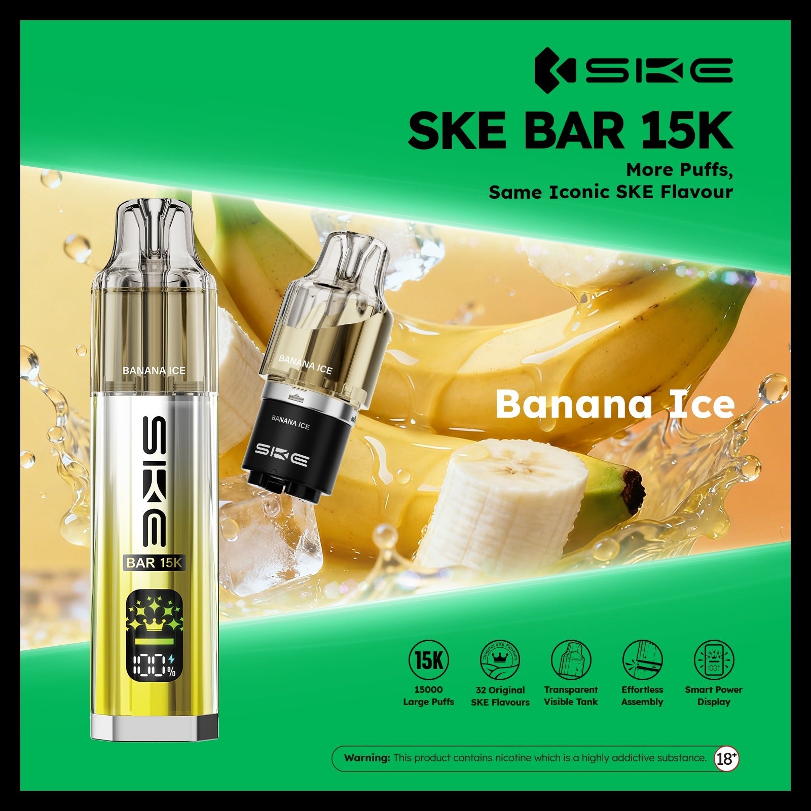 buy Ske Bar 15k Prefilled Pod Vape Kit at Wolfvapes.co.uk
