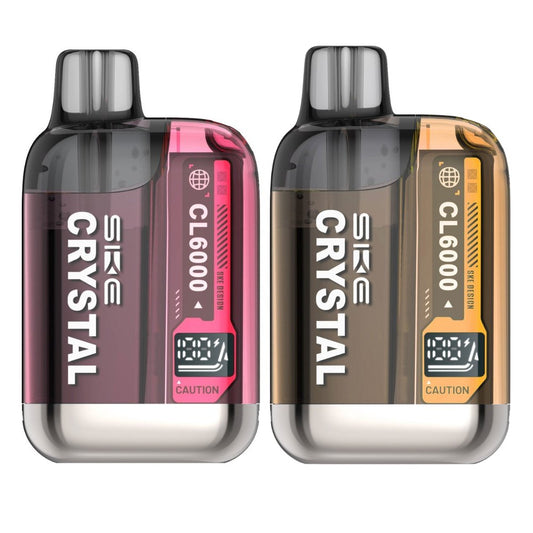 buy SKE Crystal CL6000 Prefilled Pod Vape Kit - Box of 5 at Wolfvapes.co.uk