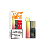 buy Ske Sikary Tako SP6000 Prefilled Pod Vape Box of 5 at Wolfvapes.co.uk