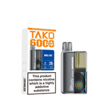 buy Ske Sikary Tako SP6000 Prefilled Pod Vape Box of 5 at Wolfvapes.co.uk