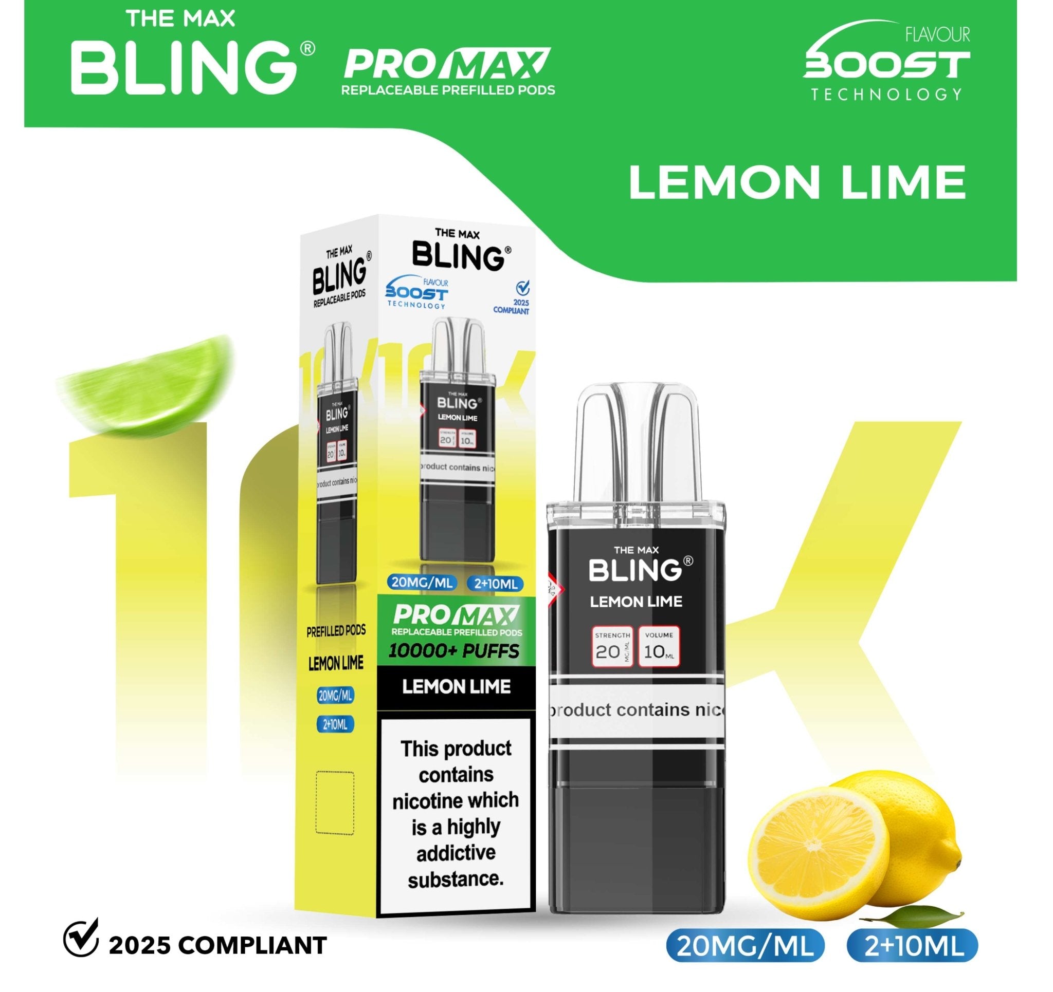 buy The Crystal Bling Max 10k Replacement Pods at Wolfvapes.co.uk