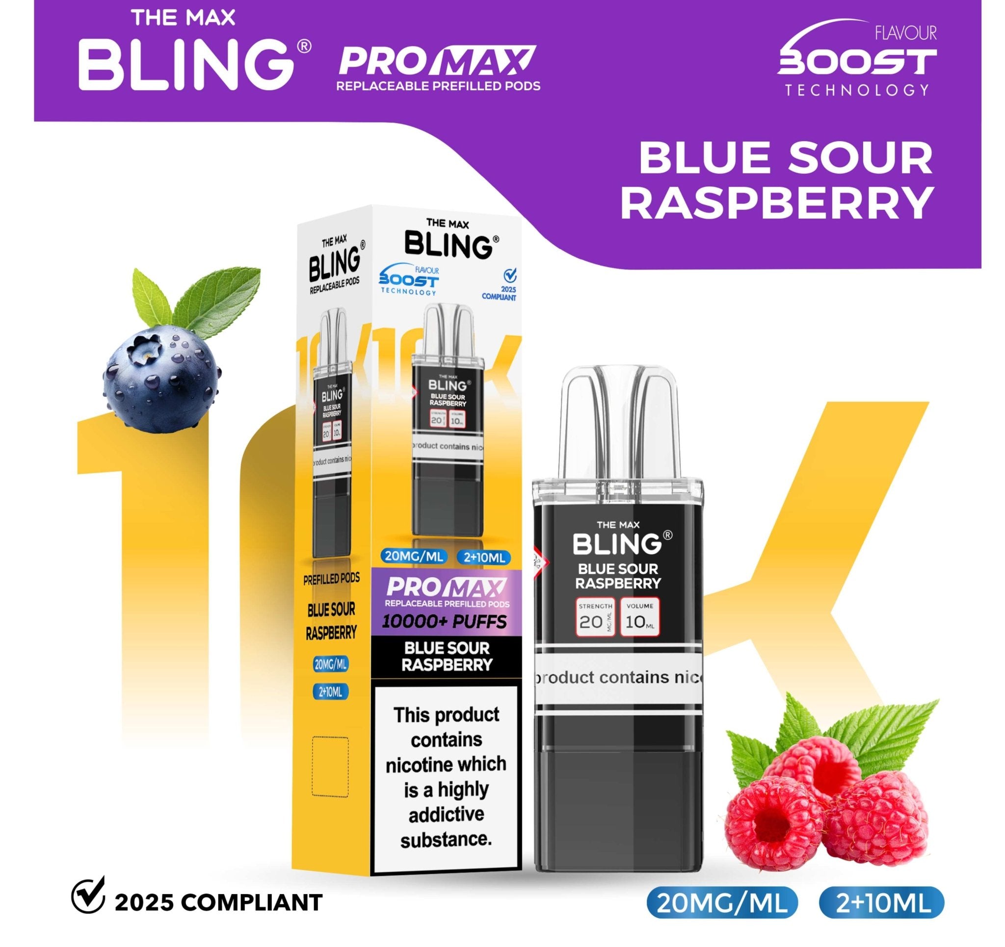 buy The Crystal Bling Max 10k Replacement Pods at Wolfvapes.co.uk