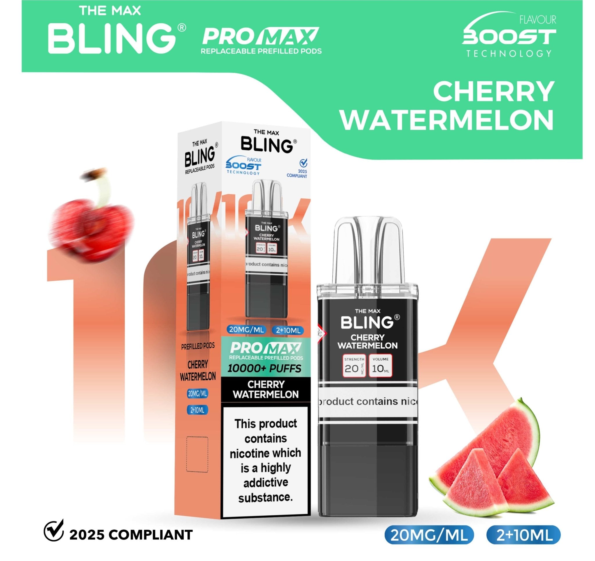 buy The Crystal Bling Max 10k Replacement Pods at Wolfvapes.co.uk