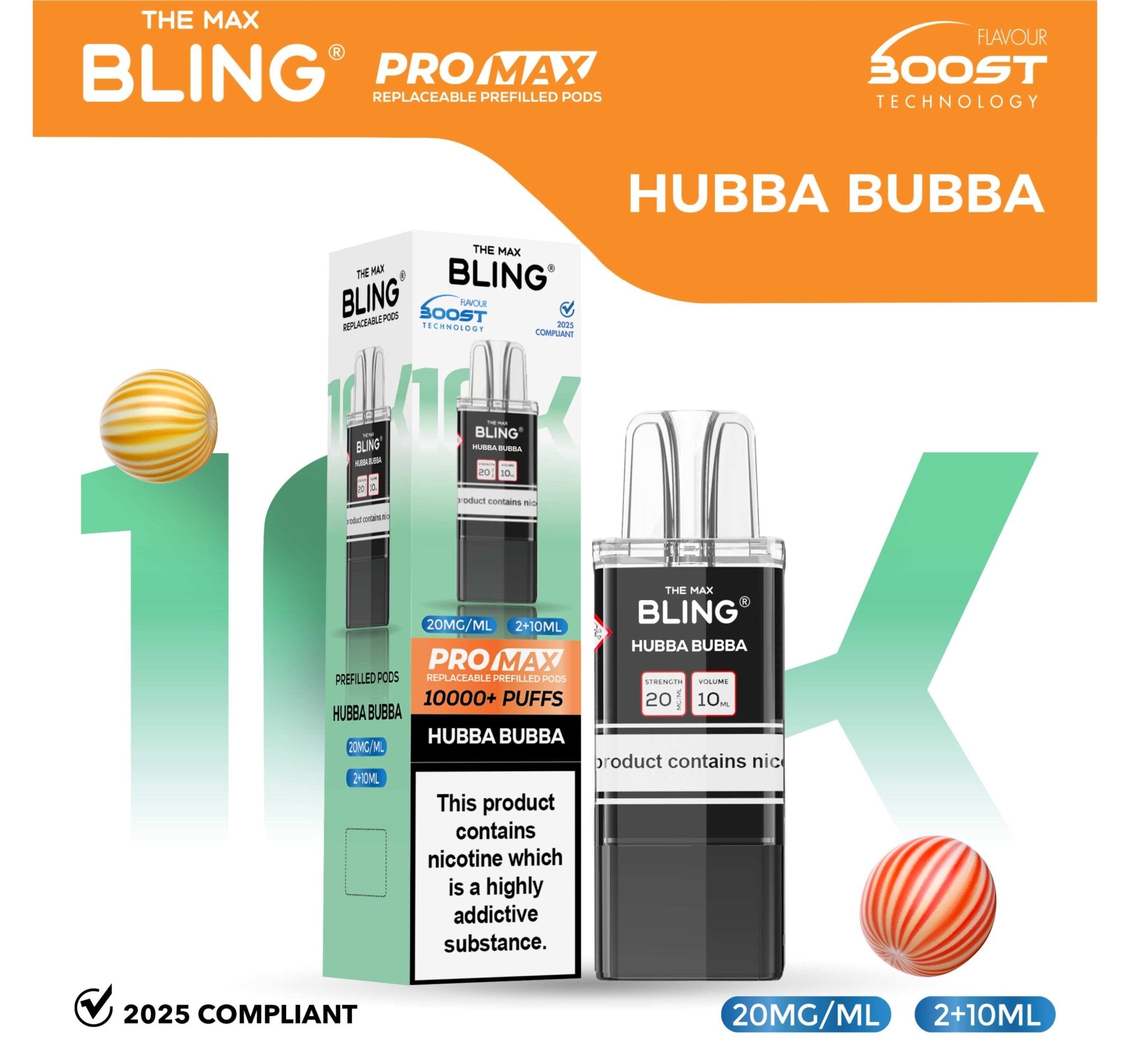 buy The Crystal Bling Max 10k Replacement Pods at Wolfvapes.co.uk